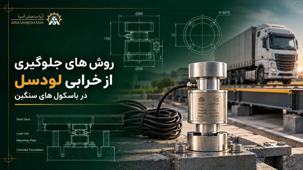 روش های جلوگیری از خرابی لودسل در باسکول های سنگین 1 روش های جلوگیری از خرابی لودسل در باسکول های سنگین